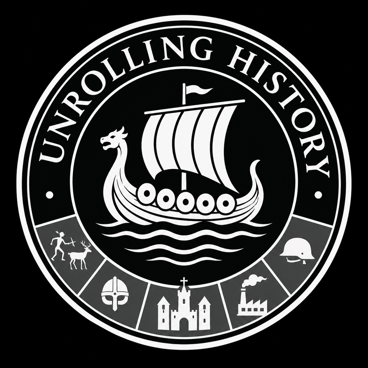 Unrolling History Logo